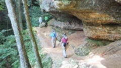 Mary Coffin; Bill Coffin; Ruth Dorrough; Twin Waterfalls; Hiking; NCT; Michigan; Pictured Rocks Outing