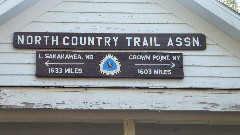 Hiking; 
Birch Grove Schoolhouse; Michigan; White Cloud; cabin