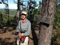Ruth Bennett McDougal Dorrough; NCT; Minnesota; Rt 61 (Kadunce River Trail head)
sign Beaver Bay 2 5 miles