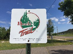NCT; Mesabi Trail; Hibbing, MN
sign Mesaba Trail