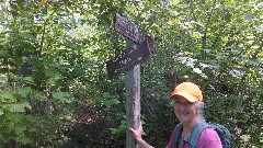Ruth Bennett McDougal Dorrough; NCT
sign Border Route Trail; South Lake Trail, MN