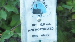 Hiking; NCT; Minnesota; Border Route
sign Border Route Trail