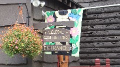 sign Welcome to Garnet Hill Lodge
New York; Black River Canal Trail