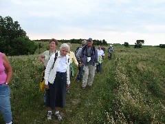 Marge (81 years old); Sheyenne State Forest; North Dakota; Waterfall Hike