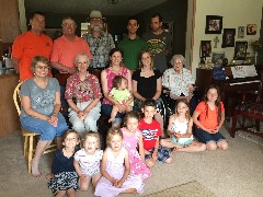Eldon, Betty Hermunslie
Mary, Tim Putting mi
Ryan, Sarah Hermunslie
Bethany (Pull), Josh 
Ruth Bennett McDougal Dorrough
Dan Dorrough
NCT; Abercrombie, ND