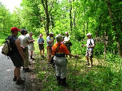 Hiking group fromn the Butler Outdoor Club