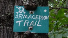 sign Armageddon Trail
NET; M&M Trail, MA